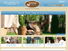 Tablet Screenshot of animalsense.com